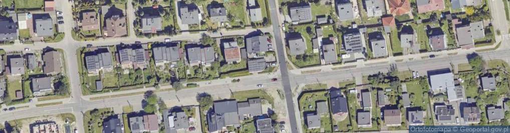 Zdjęcie satelitarne Harcerska ul.