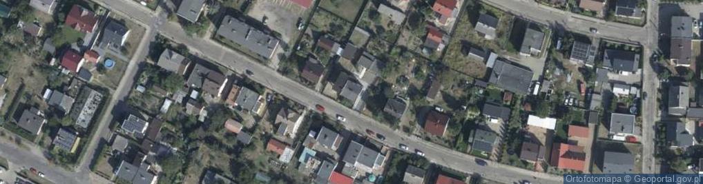 Zdjęcie satelitarne Harcerska ul.