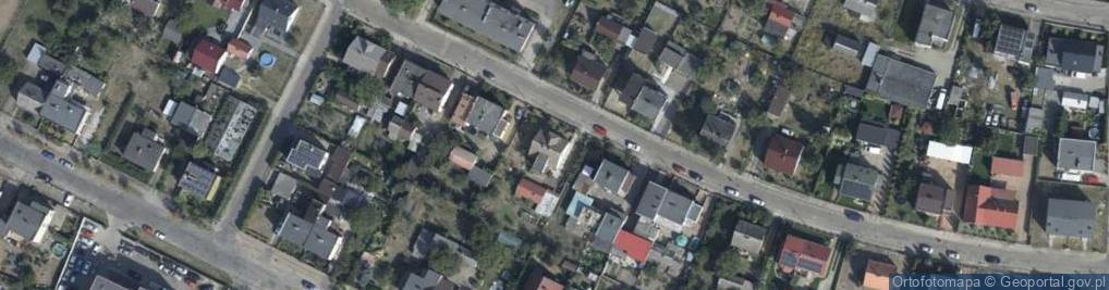 Zdjęcie satelitarne Harcerska ul.