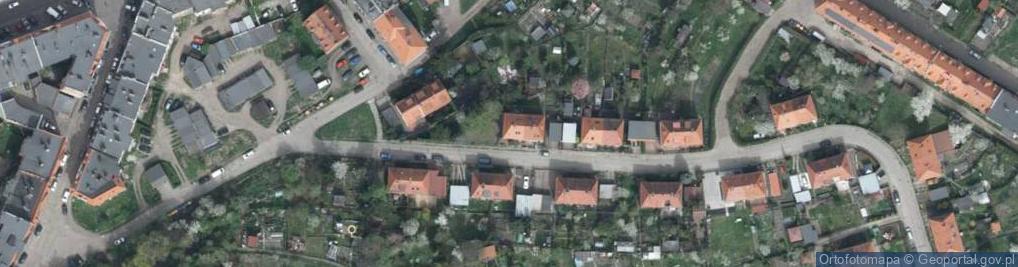 Zdjęcie satelitarne Harcerska ul.