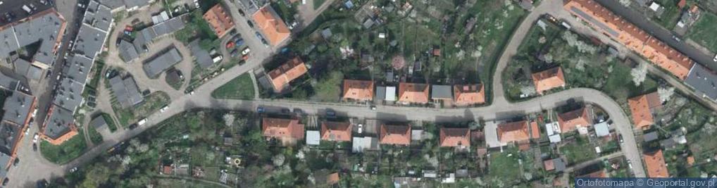 Zdjęcie satelitarne Harcerska ul.