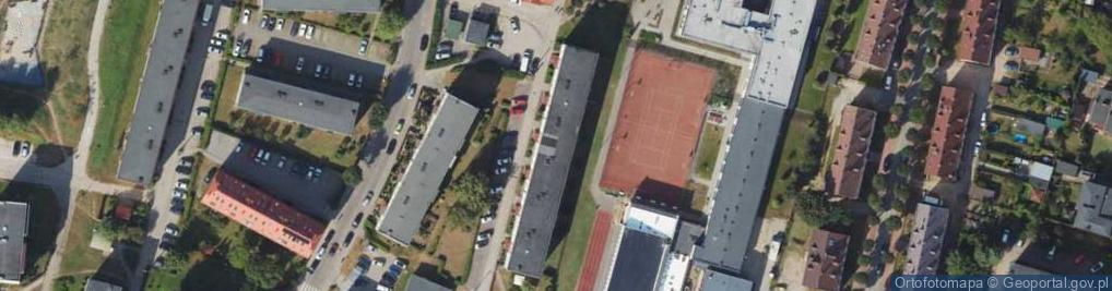 Zdjęcie satelitarne Harcerska ul.