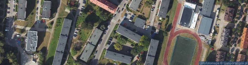 Zdjęcie satelitarne Harcerska ul.