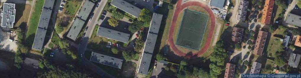 Zdjęcie satelitarne Harcerska ul.