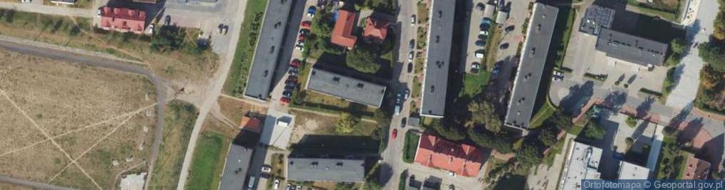 Zdjęcie satelitarne Harcerska ul.