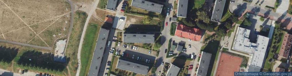 Zdjęcie satelitarne Harcerska ul.