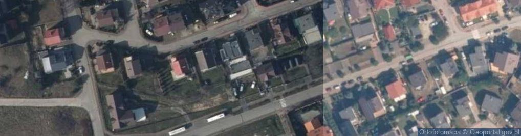 Zdjęcie satelitarne Harcerska ul.