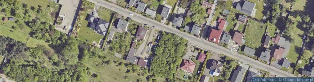 Zdjęcie satelitarne Harcerska ul.