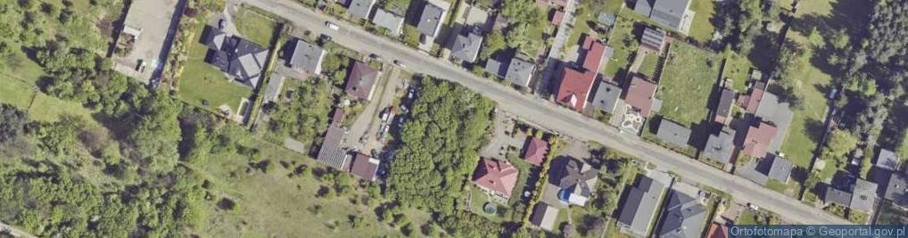 Zdjęcie satelitarne Harcerska ul.