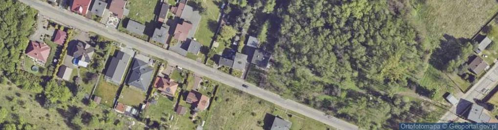 Zdjęcie satelitarne Harcerska ul.