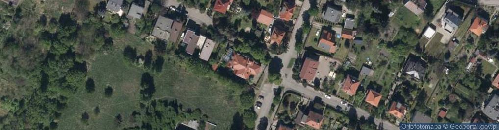 Zdjęcie satelitarne Harcerska ul.