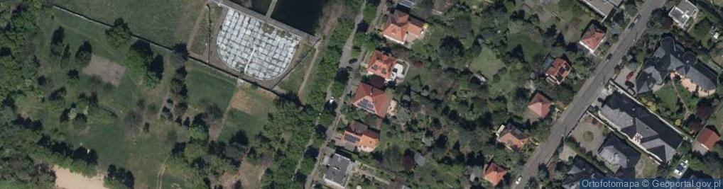 Zdjęcie satelitarne Harcerska ul.