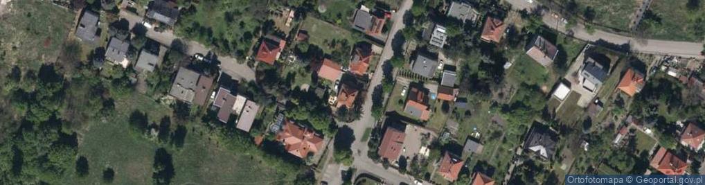 Zdjęcie satelitarne Harcerska ul.