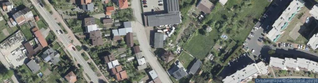 Zdjęcie satelitarne Handlowa ul.