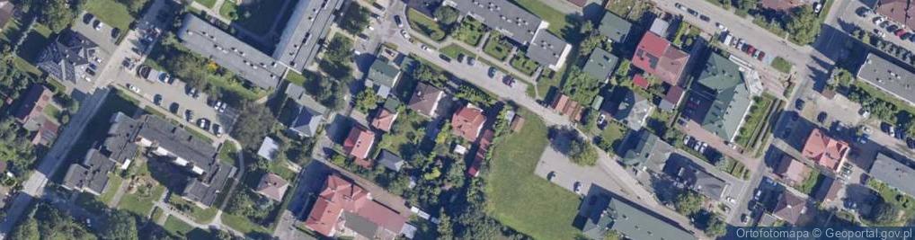 Zdjęcie satelitarne Harcerska ul.