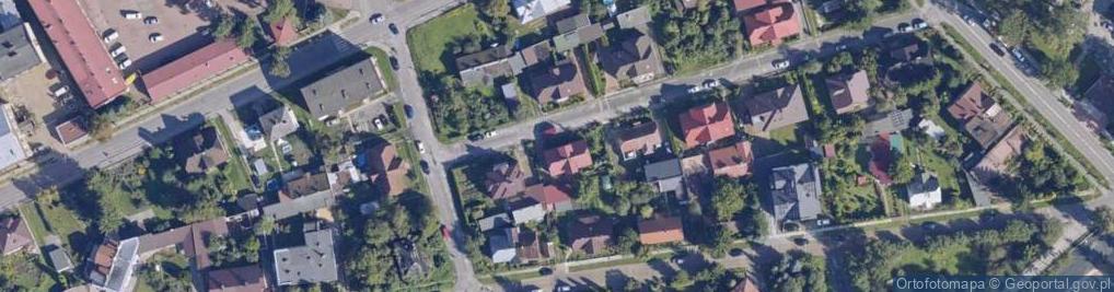 Zdjęcie satelitarne Haukego Maurycego, gen. ul.