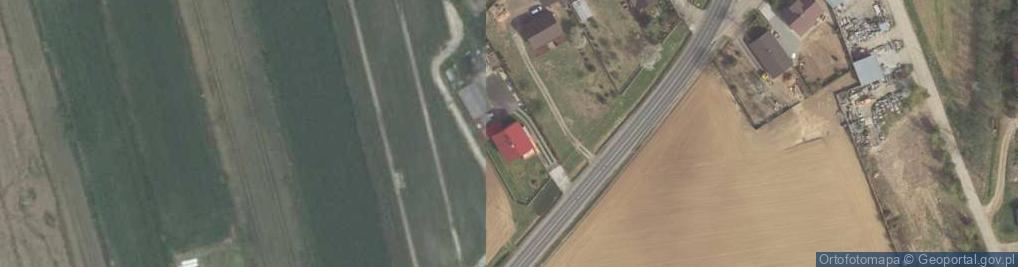 Zdjęcie satelitarne Hebdów ul.