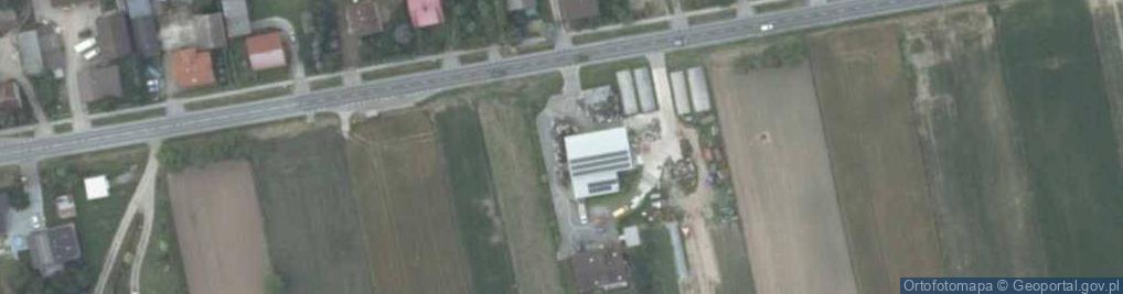 Zdjęcie satelitarne Hebdów ul.
