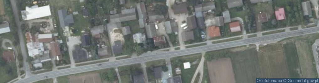 Zdjęcie satelitarne Hebdów ul.