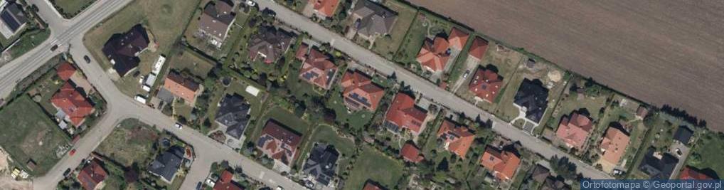 Zdjęcie satelitarne Hebanowa ul.
