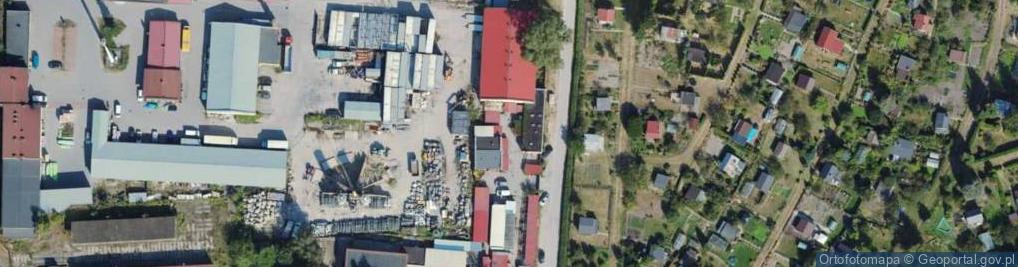 Zdjęcie satelitarne Hermanowska ul.