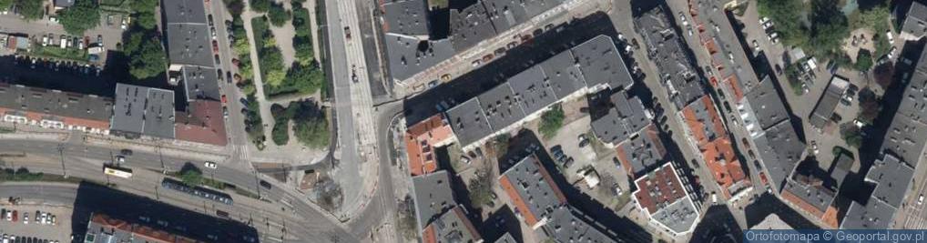 Zdjęcie satelitarne Henryka Brodatego ul.