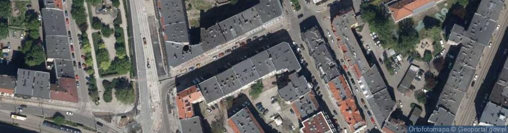 Zdjęcie satelitarne Henryka Brodatego ul.