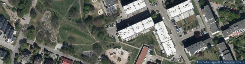 Zdjęcie satelitarne Hermanowska ul.