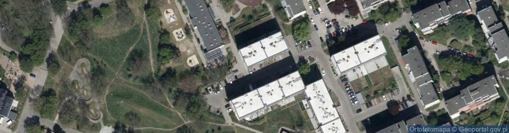 Zdjęcie satelitarne Hermanowska ul.