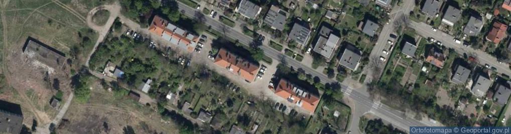 Zdjęcie satelitarne Hermanowska ul.