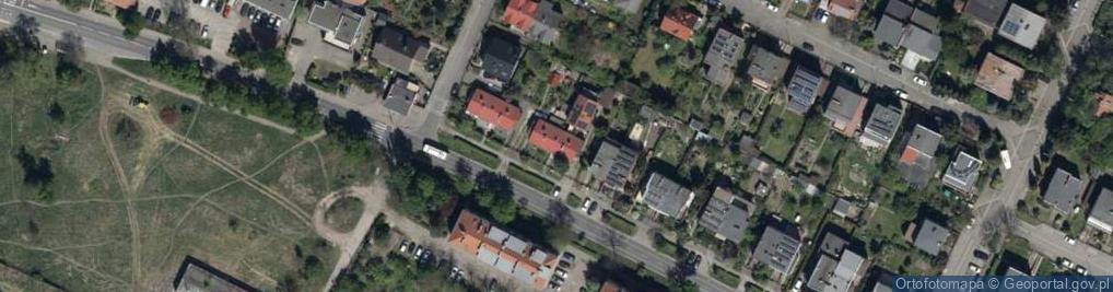 Zdjęcie satelitarne Hermanowska ul.