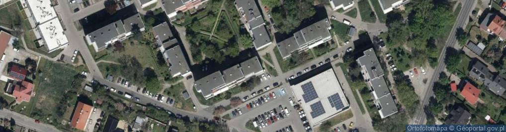 Zdjęcie satelitarne Hermanowska ul.