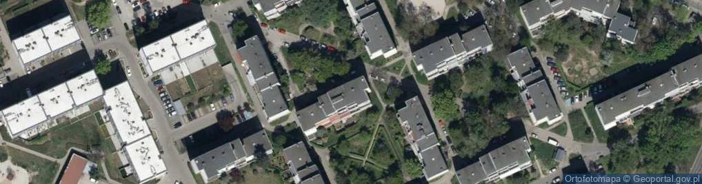 Zdjęcie satelitarne Hermanowska ul.
