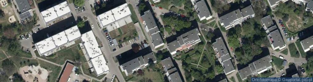 Zdjęcie satelitarne Hermanowska ul.