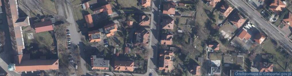 Zdjęcie satelitarne Henryka Brodatego ul.