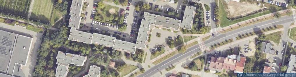 Zdjęcie satelitarne Hiacyntowa ul.