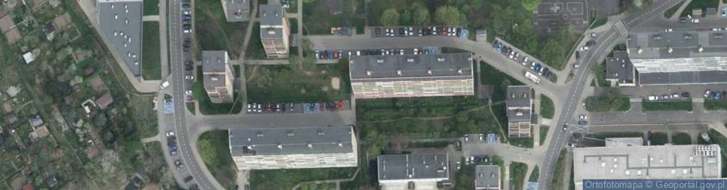 Zdjęcie satelitarne Hirszfelda Ludwika ul.