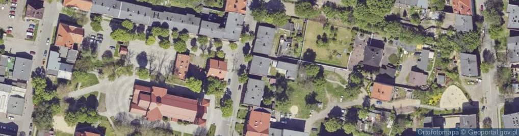 Zdjęcie satelitarne Hlonda Augusta, ks. kard. Prymasa ul.