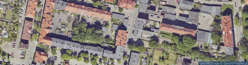 Zdjęcie satelitarne Hlonda Augusta, ks. kard. Prymasa ul.