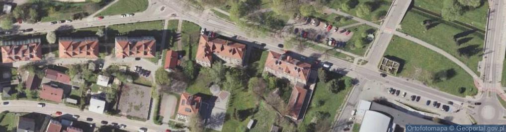 Zdjęcie satelitarne Hlonda Augusta, ks. kard. Prymasa ul.