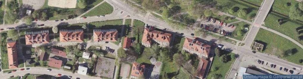 Zdjęcie satelitarne Hlonda Augusta, ks. kard. Prymasa ul.