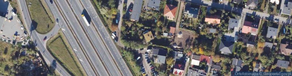 Zdjęcie satelitarne Hodowlana ul.