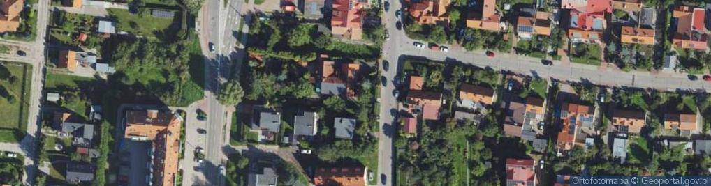 Zdjęcie satelitarne Hodowlana ul.