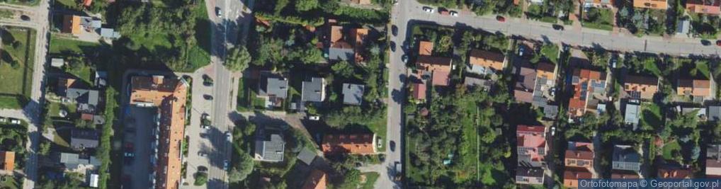 Zdjęcie satelitarne Hodowlana ul.