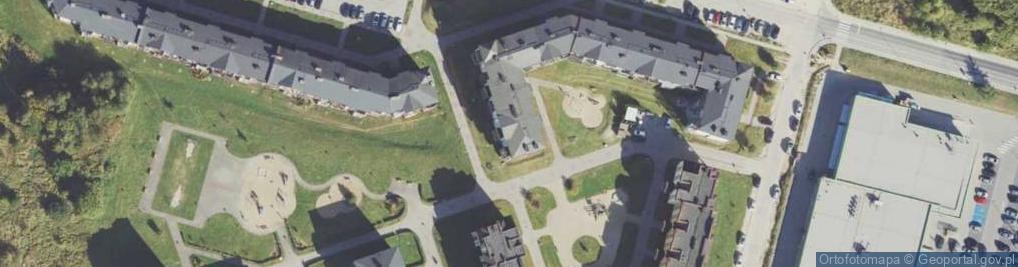 Zdjęcie satelitarne Holenderska ul.
