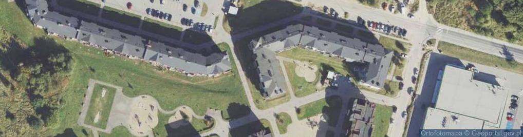 Zdjęcie satelitarne Holenderska ul.