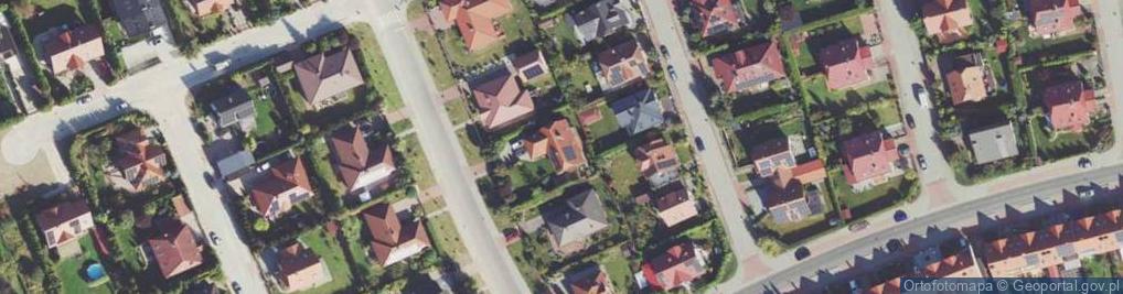Zdjęcie satelitarne Holenderska ul.