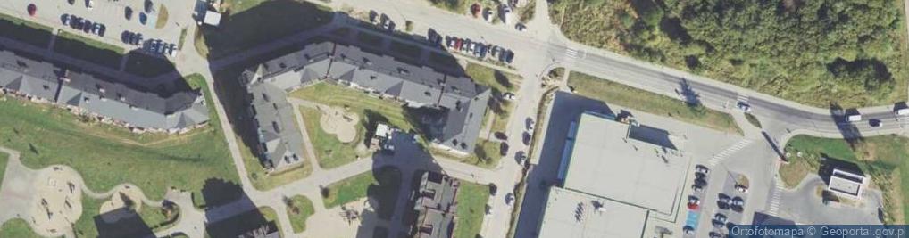 Zdjęcie satelitarne Holenderska ul.