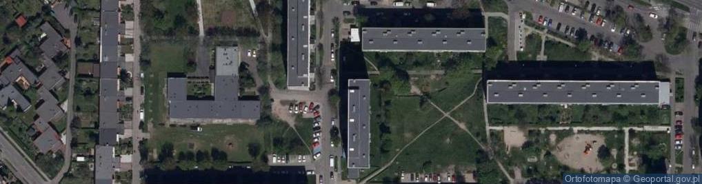 Zdjęcie satelitarne Horyzontalna ul.