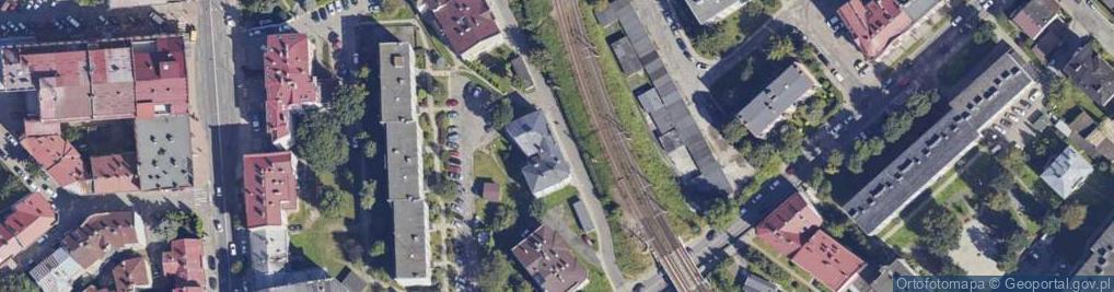 Zdjęcie satelitarne Hoffmanowej Klementyny ul.